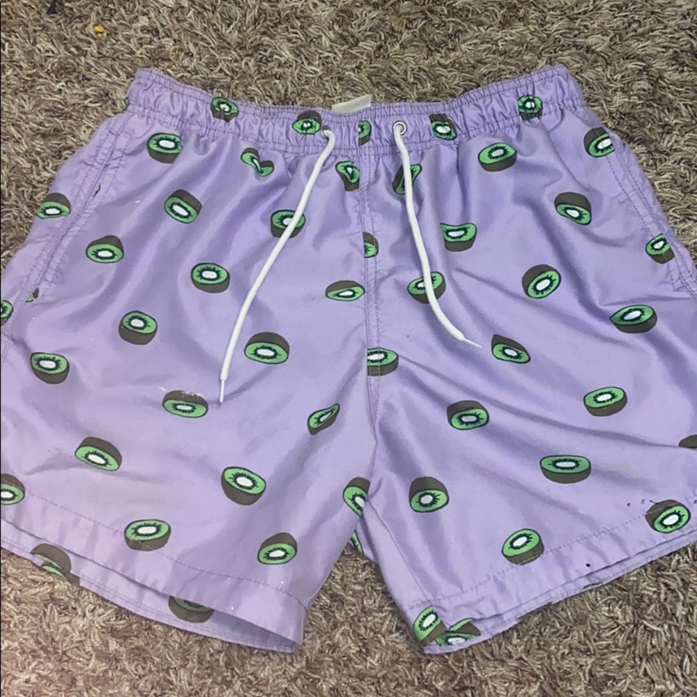 H&M kiwi swim shorts